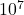 10^7