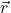 \vec r