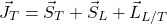 \[\vec{J}_T=\vec{S}_T+\vec{S}_L+\vec{L}_{L/T}\]